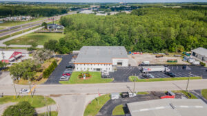 Aerial view of a Keystone Construction Contractors LLC project