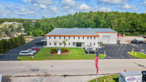 Aerial view of a Keystone Construction Contractors LLC project