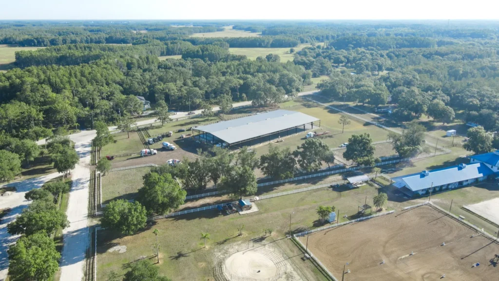 Modern Barn commercial construction in Odessa, Florida - DJI 0601